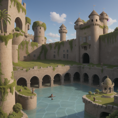 Image For Post Anime, underwater city, drought, betrayal, medieval castle, jungle, HD, 4K, AI Generated Art