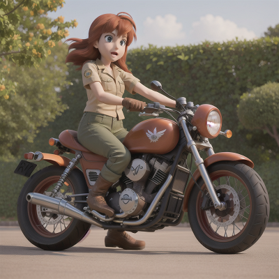 Image For Post Anime, motorcycle, phoenix, car, tank, zookeeper, HD, 4K, AI Generated Art