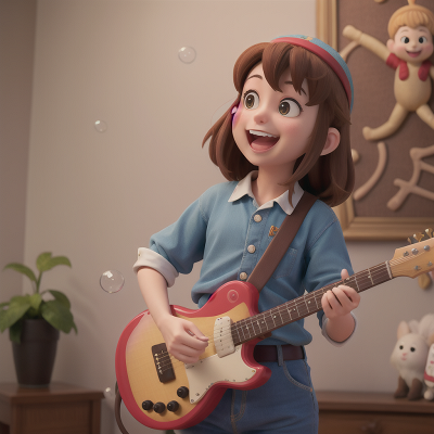 Image For Post Anime, musician, zookeeper, laughter, bubble tea, museum, HD, 4K, AI Generated Art