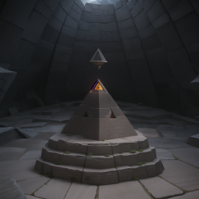Image For Post Anime, key, pyramid, witch's cauldron, wizard's hat, invisibility cloak, HD, 4K, AI Generated Art