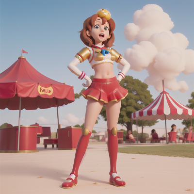 Image For Post Anime, artificial intelligence, circus, singing, hot dog stand, golden egg, HD, 4K, AI Generated Art
