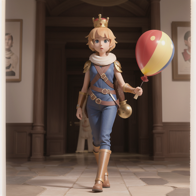 Image For Post Anime, mummies, museum, shield, balloon, queen, HD, 4K, AI Generated Art