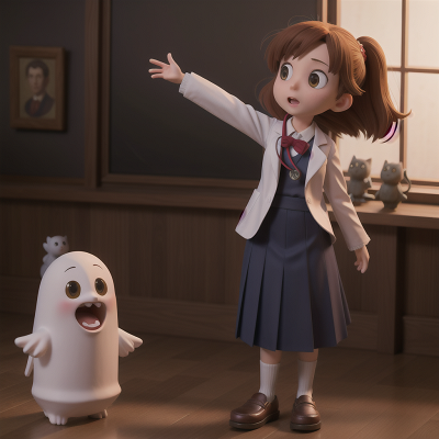 Image For Post Anime, teacher, museum, wind, ghost, doctor, HD, 4K, AI Generated Art