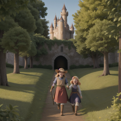 Image For Post Anime, farmer, betrayal, forest, laughter, medieval castle, HD, 4K, AI Generated Art
