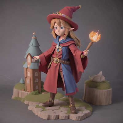Image For Post Anime, wizard, hero, fairy, detective, wizard's hat, HD, 4K, AI Generated Art