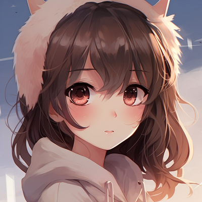 Image For Post | Cute chibi anime profile of a neko girl, soft shades with lots of blush. anime pfp cute collections pfp for discord. - [anime pfp cute](https://hero.page/pfp/anime-pfp-cute)