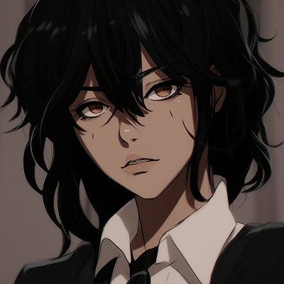 Image For Post | A female anime character merged with shadows, with emphasis on hair and eyes. anime black aesthetic pfp pfp for discord. - [Anime Black PFP](https://hero.page/pfp/anime-black-pfp)
