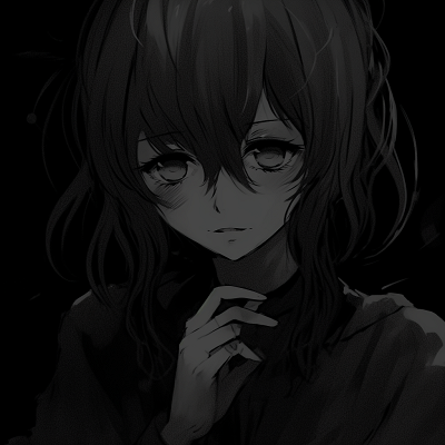 Image For Post | Profile view of an anime character in a dark gothic style. anthology of anime pfp dark aesthetic pfp for discord. - [anime pfp dark aesthetic Collection](https://hero.page/pfp/anime-pfp-dark-aesthetic-collection)