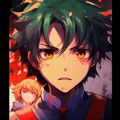 Image For Post | Startled expression on Tanjiro, focus on exaggerated emotions and contrasting colors. aesthetics of cringe anime pfp pfp for discord. - [cringe anime pfp](https://hero.page/pfp/cringe-anime-pfp)