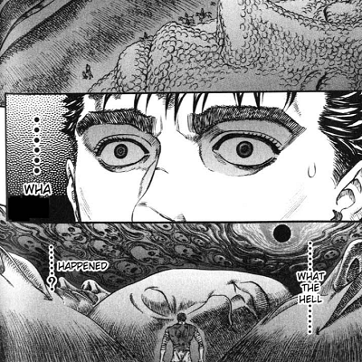 Image For Post | Aesthetic anime & manga PFP for discord, Berserk, The Promised Time - 74, Page 8, Chapter 74. 1:1 square ratio. Aesthetic pfps dark, color & black and white. - [Anime Manga PFPs Berserk, Chapters 43](https://hero.page/pfp/anime-manga-pfps-berserk-chapters-43-92-aesthetic-pfps)
