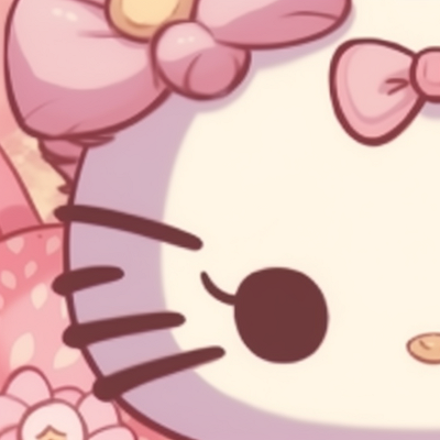 Image For Post Funky Kitty - unique matching hello kitty pfp left side