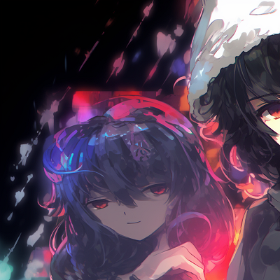 Image For Post | Two characters, shrouded in the mystery of the night, detailed background and intense emotions. instagram cute matching pfp for anime lovers pfp for discord. - [instagram cute matching pfp, aesthetic matching pfp ideas](https://hero.page/pfp/instagram-cute-matching-pfp-aesthetic-matching-pfp-ideas)