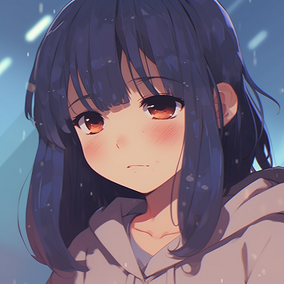 Image For Post | Depressed anime girl standing in the rain, focusing on calm colors and detailed effects. sad anime characters pfp pfp for discord. - [depressed anime girl pfp](https://hero.page/pfp/depressed-anime-girl-pfp)