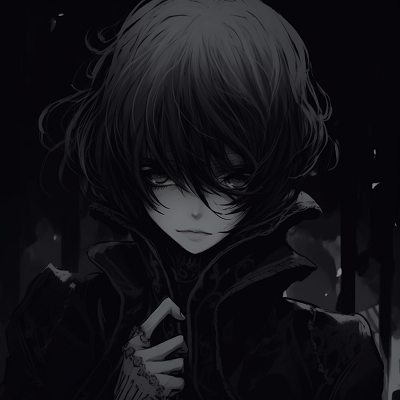 Image For Post | Anime profile with a clear Gothic influence, featuring dark colors, heavy shading, and spotlighted focus. anime pfp dark with gothic style pfp for discord. - [Ultimate anime pfp dark](https://hero.page/pfp/ultimate-anime-pfp-dark)