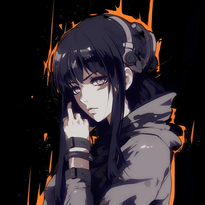 Image For Post | Hinata in grungy, rustic colors, detailed linework and muted tones reflecting her subtle strength. perfect anime grunge pfp for girls pfp for discord. - [Superior Anime Grunge Pfp](https://hero.page/pfp/superior-anime-grunge-pfp)