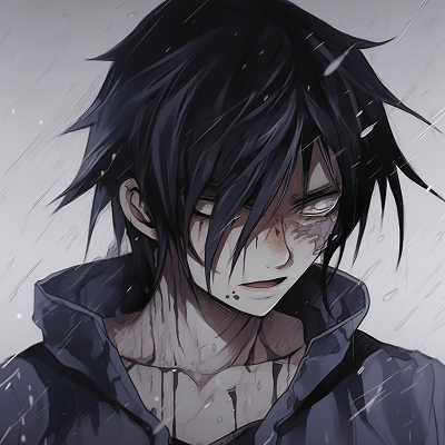 Image For Post | A depiction of a depressed Sasuke, featuring dark shadows and intense expressions. popular depressed anime characters pfp pfp for discord. - [Anime Depressed PFP Collection](https://hero.page/pfp/anime-depressed-pfp-collection)