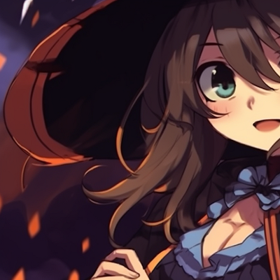 Image For Post | Two characters in matching witch outfits, vibrant colors and Halloween elements. vibrant halloween matching pfp pfp for discord. - [halloween matching pfp, aesthetic matching pfp ideas](https://hero.page/pfp/halloween-matching-pfp-aesthetic-matching-pfp-ideas)