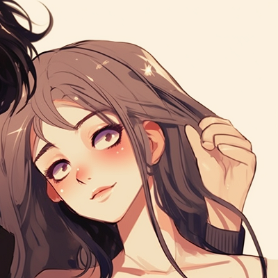 Image For Post | Two characters, bold outlines, maintaining unbroken eye contact. endearing matching couple pfp pfp for discord. - [matching couple pfp, aesthetic matching pfp ideas](https://hero.page/pfp/matching-couple-pfp-aesthetic-matching-pfp-ideas)