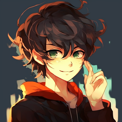 Image For Post | An innocent-looking anime boy with a soft smile, eye-pleasing color scheme and gentle shading. top-notch anime boy pfp aesthetic pfp for discord. - [Anime Boy PFP Aesthetic Selection](https://hero.page/pfp/anime-boy-pfp-aesthetic-selection)