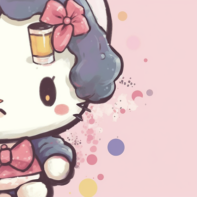 Image For Post | Two Sanrio characters, retro accessories and bright colors, exchanging glances. vintage matching sanrio pfp pfp for discord. - [matching sanrio pfp, aesthetic matching pfp ideas](https://hero.page/pfp/matching-sanrio-pfp-aesthetic-matching-pfp-ideas)