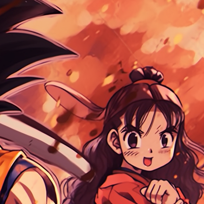 Image For Post | Two characters sharing a gentle moment, soft pastel colors, set against a tranquil backdrop. goku and chichi matching portraits pfp for discord. - [goku and chichi matching pfp, aesthetic matching pfp ideas](https://hero.page/pfp/goku-and-chichi-matching-pfp-aesthetic-matching-pfp-ideas)