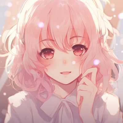 Image For Post | Pinky anime girl with a bright, pastel color scheme and delicate features. cute anime girl pfp inspiration anime pfp - [Cute Anime Girl pfp Central](https://hero.page/pfp/cute-anime-girl-pfp-central)