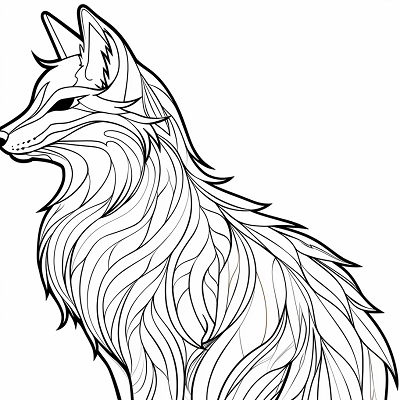 Image For Post Creative Fox Renderings Detail Rich - Printable Coloring Page