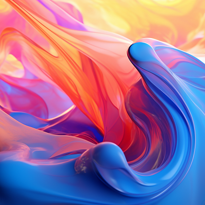 Image For Post Abstract Art Wallpaper Vibrant Liquid Forms - Wallpaper