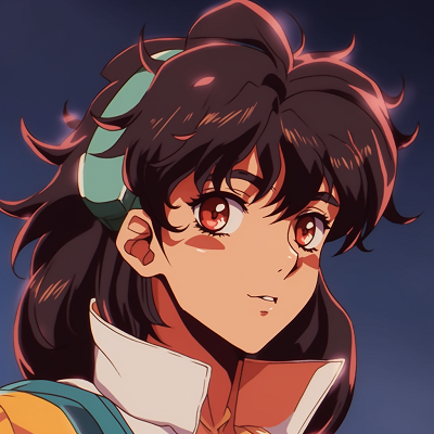 Image For Post | Close-up of Heero's face with a determined look, detailed linework on the north and high contrast 90s anime pfp boy aesthetic - [90s anime pfp universe](https://hero.page/pfp/90s-anime-pfp-universe)