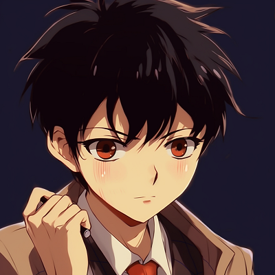 Image For Post | Shōnen anime boy with spiky hair, wearing a classic Japanese school uniform. vintage 90s anime pfp boy - [90s anime pfp universe](https://hero.page/pfp/90s-anime-pfp-universe)