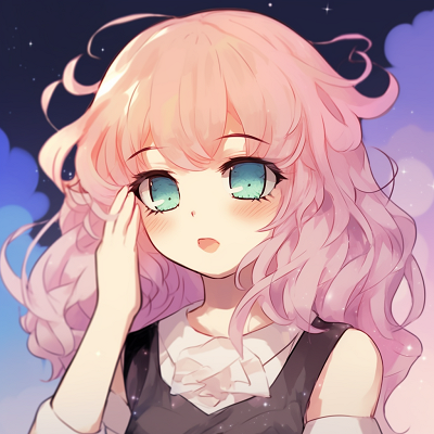 Image For Post | Anime character amidst spring blossoms, displaying vibrant colors and soft shading. multicolored cute pfp anime - [cute pfp anime](https://hero.page/pfp/cute-pfp-anime)