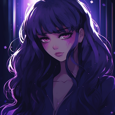 Image For Post | Strong composition with an anime girl with amethyst-toned hair showing a radiant touch of sophistication. mesmerizing purple anime girls - [Expert Purple Anime PFP](https://hero.page/pfp/expert-purple-anime-pfp)