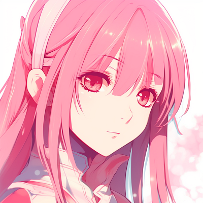 Image For Post | Zero Two in a relaxed pose, her horns and pink hair the center of focus. distinctive pink anime pfp concepts - [Pink Anime PFP](https://hero.page/pfp/pink-anime-pfp)