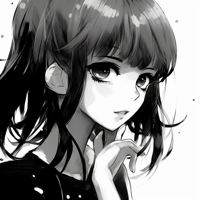 Image For Post | An intricately detailed black and white close-up profile of an anime girl, her silent expression amplified by the monochromatic color scheme. black and white anime girl profile picture - [Anime Profile Picture Black and White](https://hero.page/pfp/anime-profile-picture-black-and-white)