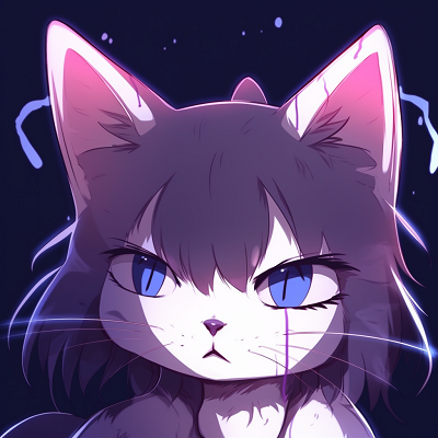 Image For Post | Anime cat boy with aloof expression, dark tones and intricate hair details. superb anime cat pfp ideas - [Anime Cat PFP Universe](https://hero.page/pfp/anime-cat-pfp-universe)