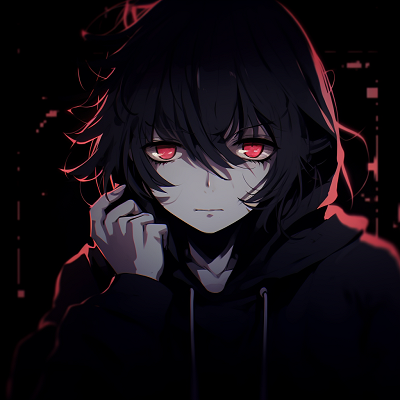 Image For Post | Shadowy figure of an anime boy, heightened mystery with the use of dark silhouettes. mysterious dark anime pfp boy - [Dark Aesthetic Anime PFP Collection](https://hero.page/pfp/dark-aesthetic-anime-pfp-collection)