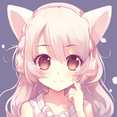 Image For Post | Anime girl character with cat ears, displaying a cute and soft art style. uniquely kawaii anime pfp images - [kawaii anime pfp universe](https://hero.page/pfp/kawaii-anime-pfp-universe)