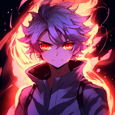 Image For Post | Tanjiro Kamado in a Water Breathing stance, radiant with flowing outlines top-tier glowing anime pfp selection - [Glowing Anime PFP Central](https://hero.page/pfp/glowing-anime-pfp-central)