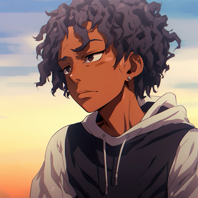 Image For Post | Black anime character in dynamic battle stance, focus on the energy lines and vibrant colors. alluring black anime boy characters pfp - [Amazing Black Anime Characters pfp](https://hero.page/pfp/amazing-black-anime-characters-pfp)