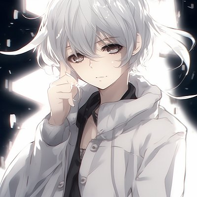 Image For Post Graceful Boy in White - stylish anime pfp boy in white