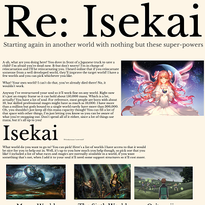 Image For Post Re: Isekai