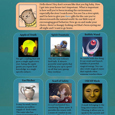 Image For Post River Spirits Gift CYOA by Im_a_god_damn_otter