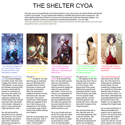Image For Post The Shelter CYOA from /tg/