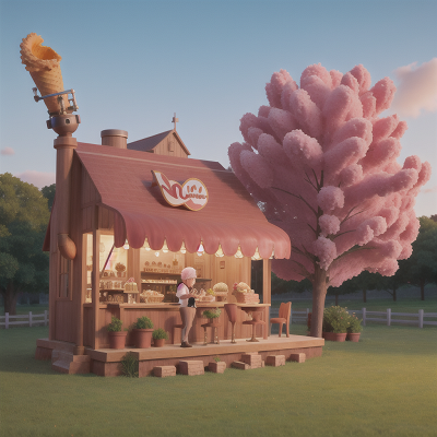 Image For Post Anime, queen, ice cream parlor, saxophone, farm, wizard, HD, 4K, AI Generated Art