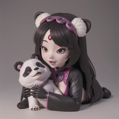 Image For Post Anime, artificial intelligence, dog, panda, vampire, fairy, HD, 4K, AI Generated Art