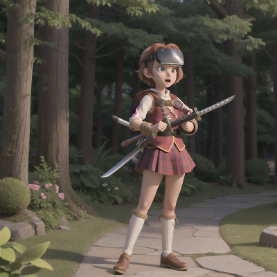 Image For Post Anime, sword, owl, wizard, virtual reality, bagpipes, HD, 4K, AI Generated Art