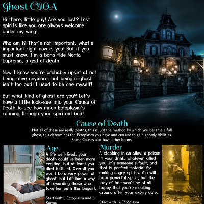 Image For Post Ghost CYOA by Kliktichik