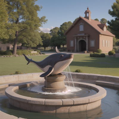 Image For Post Anime, farm, fountain, museum, whale, anger, HD, 4K, AI Generated Art