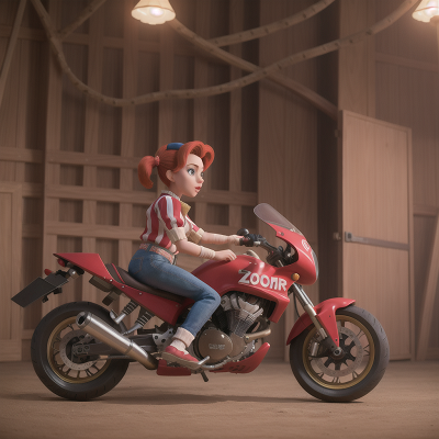 Image For Post Anime, circus, accordion, holodeck, motorcycle, zookeeper, HD, 4K, AI Generated Art
