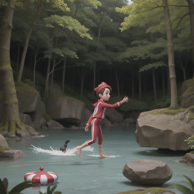 Image For Post Anime, forest, swimming, ninja, submarine, circus, HD, 4K, AI Generated Art